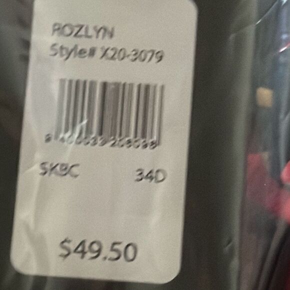 Frederick's Of Hollywood Women's Size 34D Red Rozlyn Mesh and Stud Red Bra - Picture 5 of 5